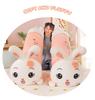 Gray Husky Plush Toy - Lying Down Dog Doll Pillow for Girls