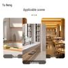 Yuneng Drill-Free Stainless Steel Large Roll Toilet Paper Holder with Lock