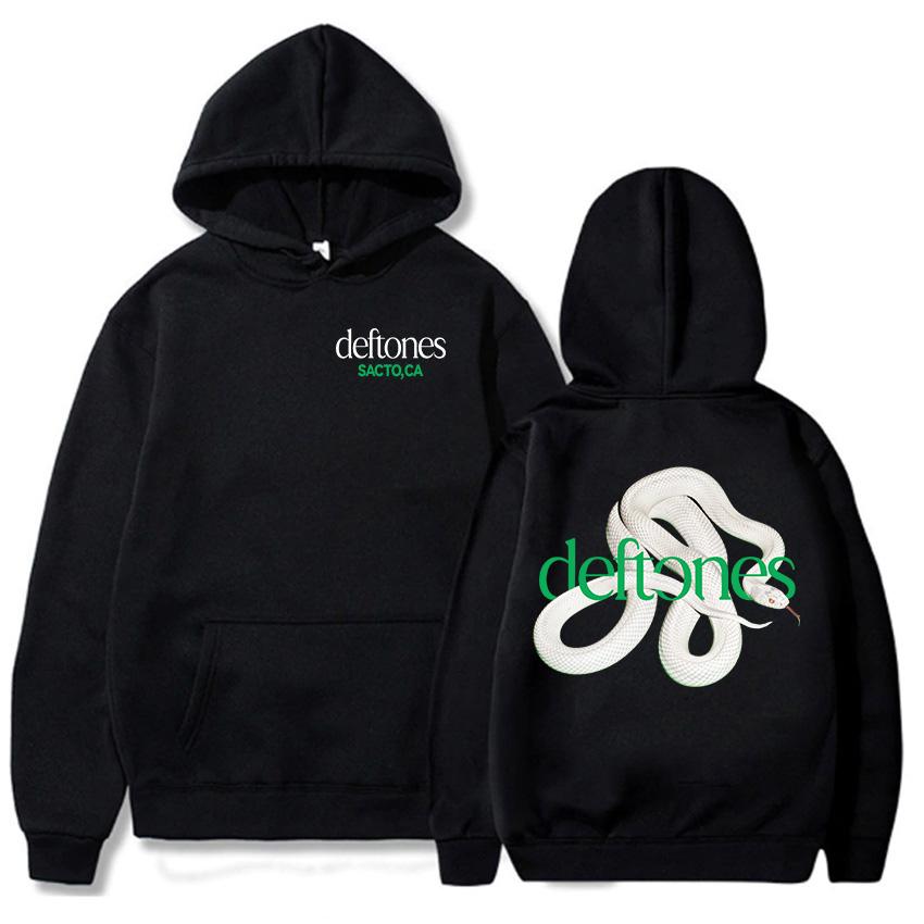 Deftones Private Music Hettegensere 2025 Album Grafisk Trykk Sweatshirts Høst Fleece Langermet Herreklær Unisex