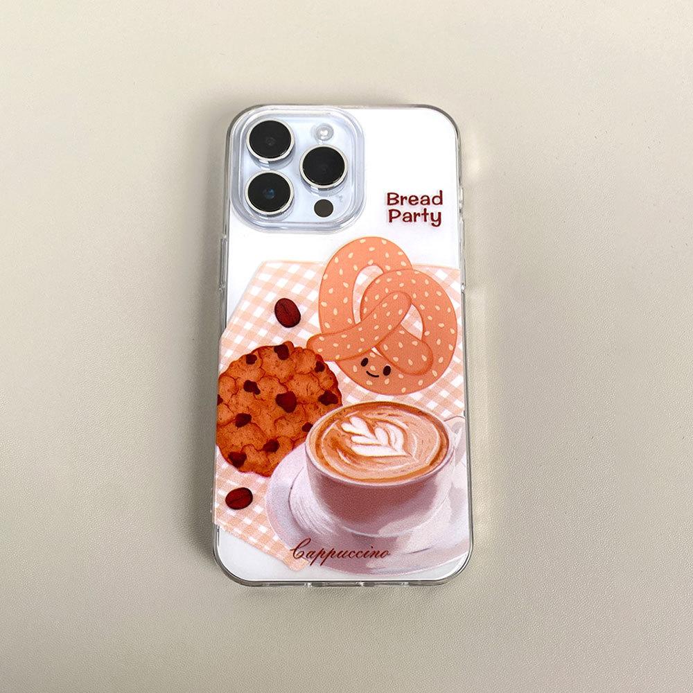 New Cappuccino Is Suitable for Apple 16 Niche High End IPhone 15 Mobile Phone Case 14 Protective Case 13 Anti Fall 12