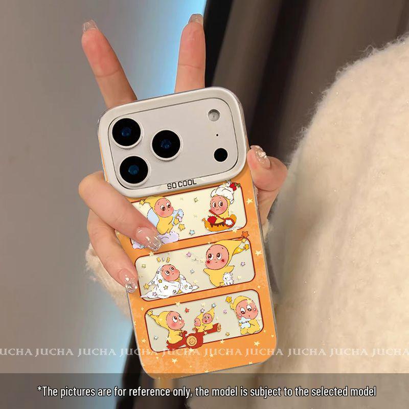 

Children s Fun Star Apple iPhone 16 Pro Case - Light Luxury Design 12