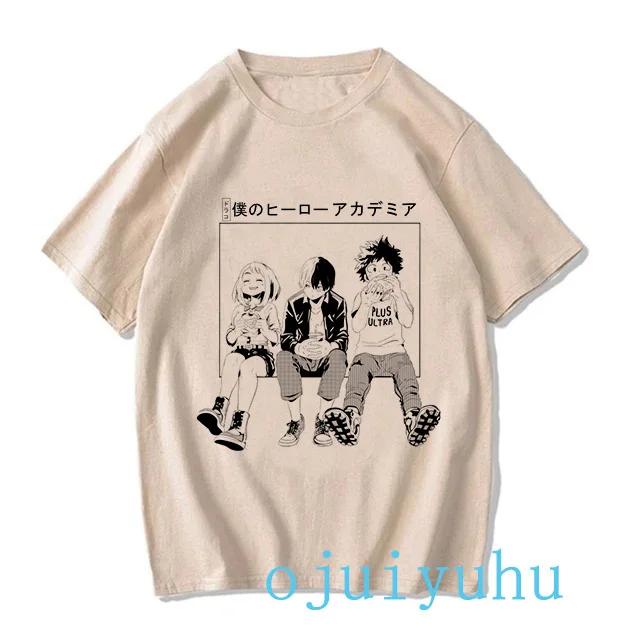 My Hero Academia Szie T Shirt UnisexWomen Todoroki Tshirt Boku No Hero Academia Graphic Tops Anime Bakugou Himiko Toga Tshirt