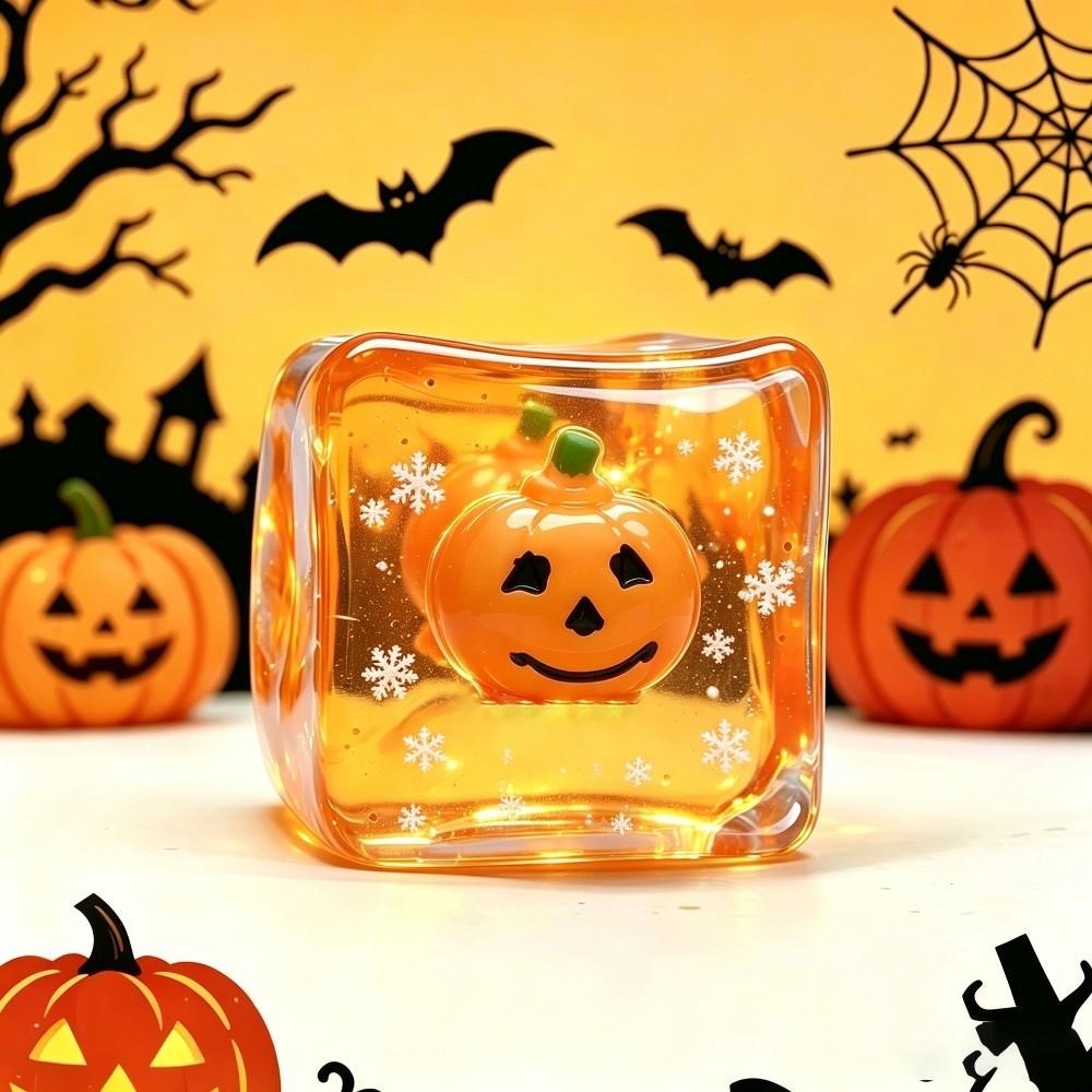 Soft Sensory Fidget Toy Pumpkin Decompression Toy Cute Halloween Squeeze Squishy Toys  For Kids