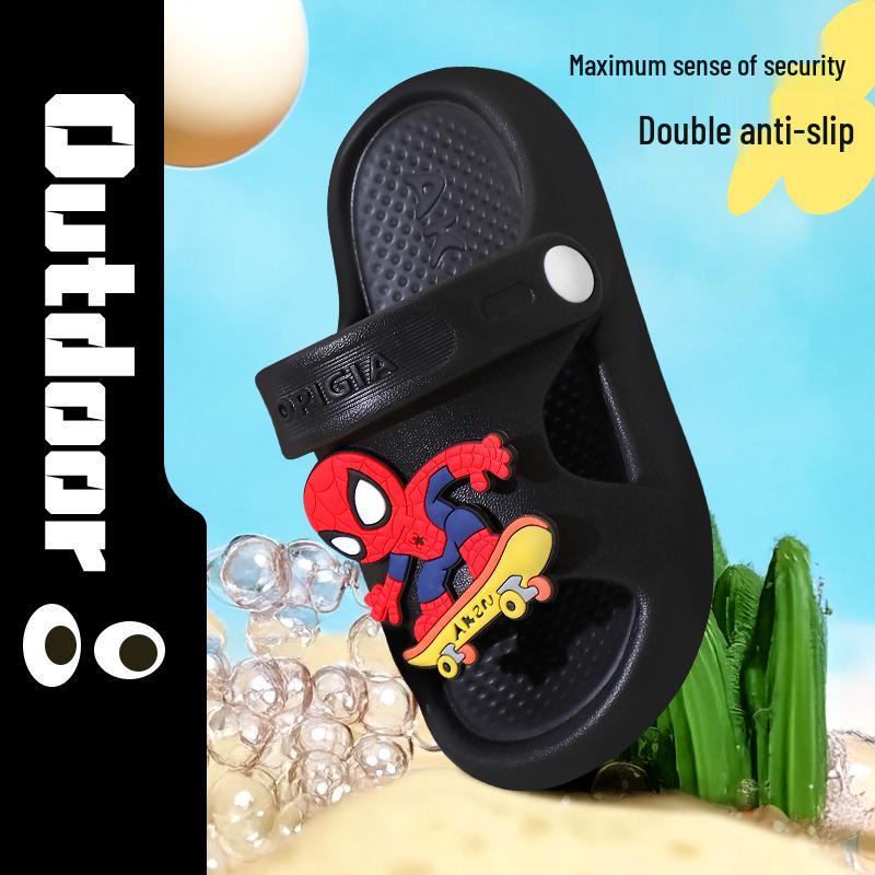 Letnie klapki dziecięce EVA 2025: Antypoślizgowe, Grube Sandały dla Chłopców