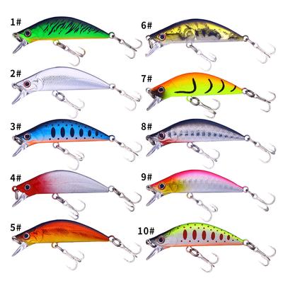 1pcs Minnow Wobbler Sinking Jerkbait 5.5cm-5.5g-12 Swimbait Artificial Hard Bait Trout Bait Bass Bait