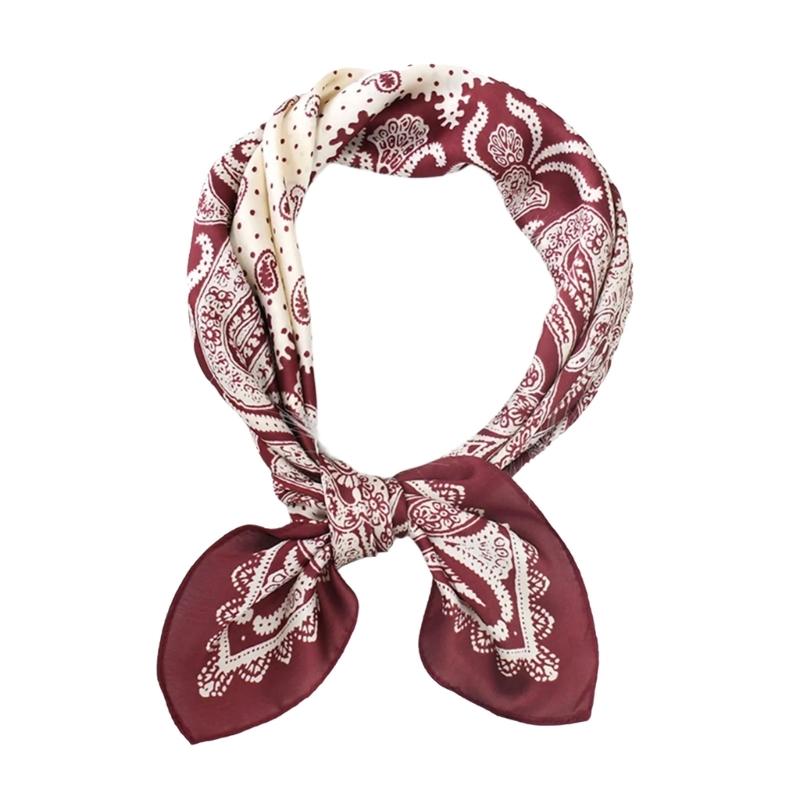 

Large Scarf Silk Feeling Square for Men Women Multifunctional Head Scarf Unisex Hijab Outdoor Neck Scarves Daily Wear
