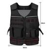 TOOLHUWEI Workwear Tool Vest Safety Work Vest with Multi-pockets Toolkit Pouch Heavy Construction Vest for Electrician Carpenter