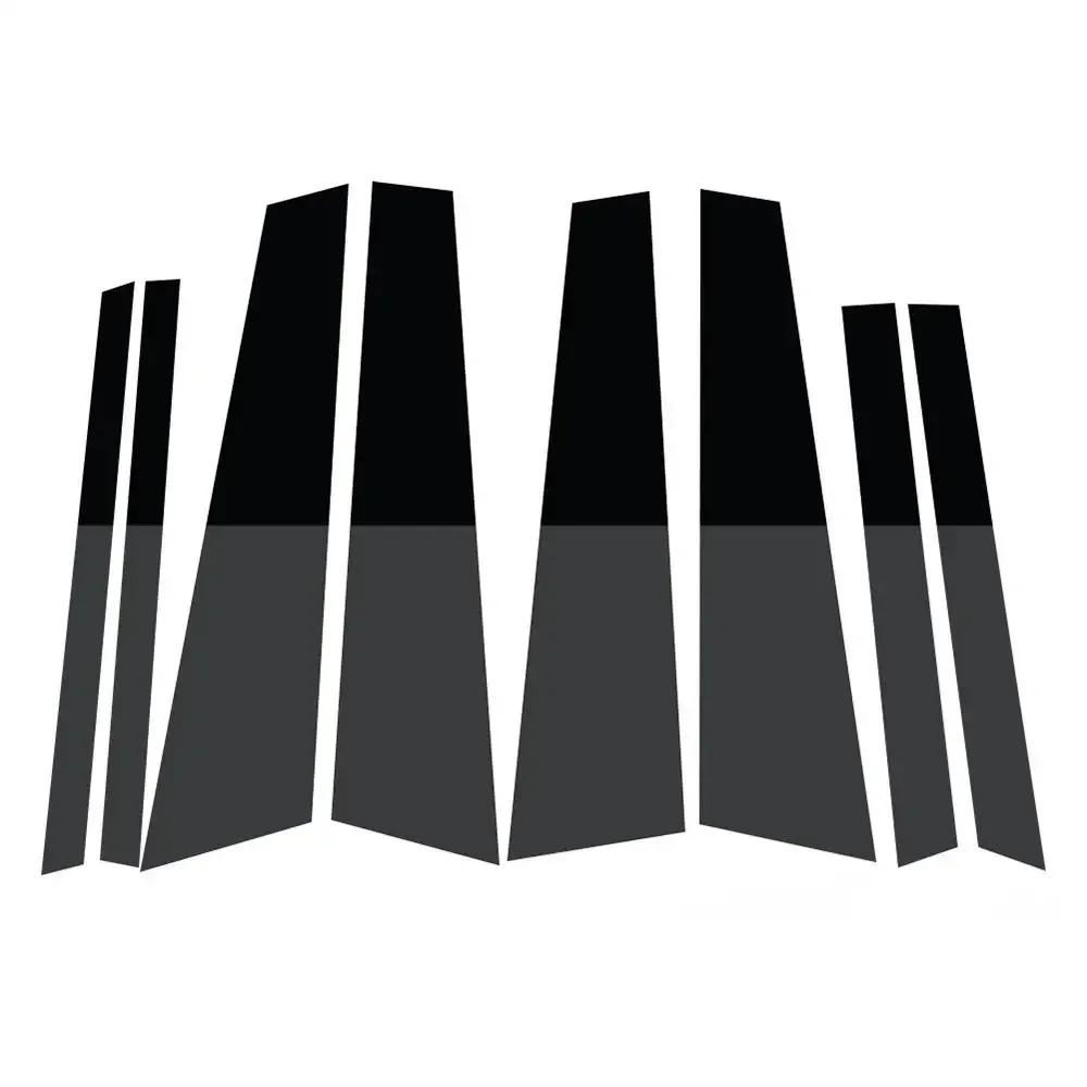 8Pcs Car Door Window Polished Pillar Post Cover For BMW X3 F25 2011 2012 2013 2014 2015 2016 2017 Sticker Decoration Trim