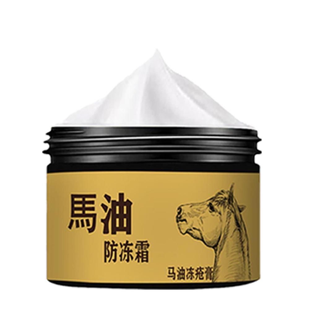 Horse Oil Antifreeze Cream, Hydrating and Moisturizing, Repairing Damaged, Dry and Cracked Skin, Caring for Skin with Horse Oil Frostbite Cream
