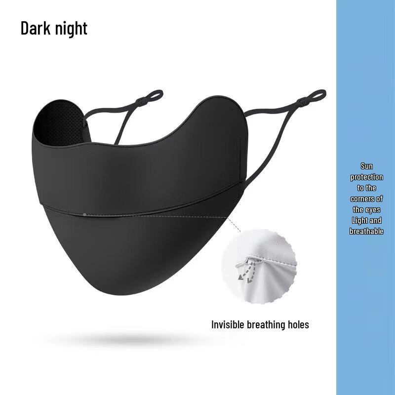 Ice Silk 3D Nose-Exposed Sun Protection Mask