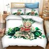 New Anime Dr.STONE 3D Print Bedding Set Duvet Covers Pillowcases Comforter Soft Cotton Bedclothes