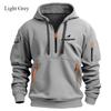 Hoodie Zipper Multi-pocket Pullover for Men Sports Leisure Autumn and Winter New Long Sleeve Warm Fashion Solid Color Top