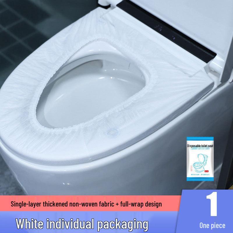 Portable Waterproof Disposable Non-Woven Toilet Seat Covers - Individually Packaged, Thickened for Travel & Home Use Priced per Piece