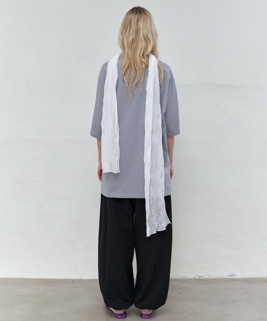 Seolan Boucle Jogger Pants_Black