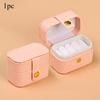 Mini Jewelry Storage Box, with A Button Flip Decoration Storage Box, Simple Ring Necklace Earrings Storage Box, Display Gift Box
