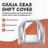 DT08 Car Gear Paddle Panel Cover Trim for Alfa Romeo Giulia Stelvio 2017- Center Console Gear Shift Decoration Frame