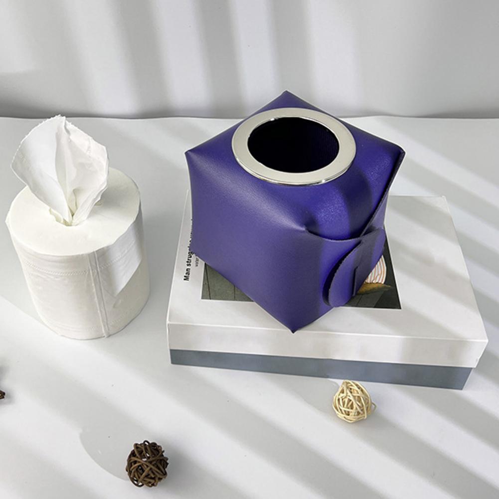 Napkin Paper Case Eco-friendly Roll Paper Case Multifunctional Tissue Storage Home Bedroom Office Roll Paper Storage Box