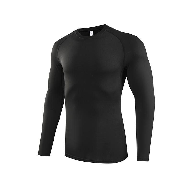 Cămașă cu mâneci lungi, cu uscare rapidă și croială mulată, pentru sport și fitness Nou Toamnă-Primăvară Top cu uscare rapidă și elasticitate ridicată