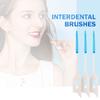 200 pcs/box Silicone Interdental Brushes Super Soft Dental Cleaning Brush Teeth Cleaner Dental Floss Toothpicks Oral Care Tools