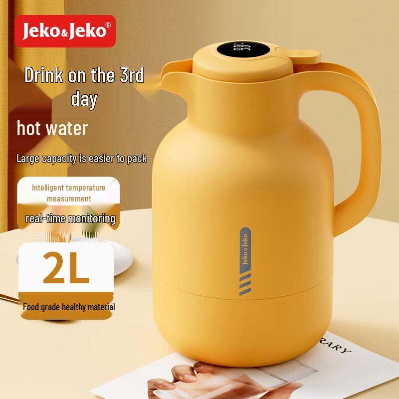 JEKO&JEKO 2L Smart Digital Display Insulated Thermos