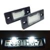 2 Pcs No Error SMD LED Number License Plate Light Lamp White For VW GOLF 4 5 Variant Passat B5.5 Touareg Tiguan Auto Tail Luces
