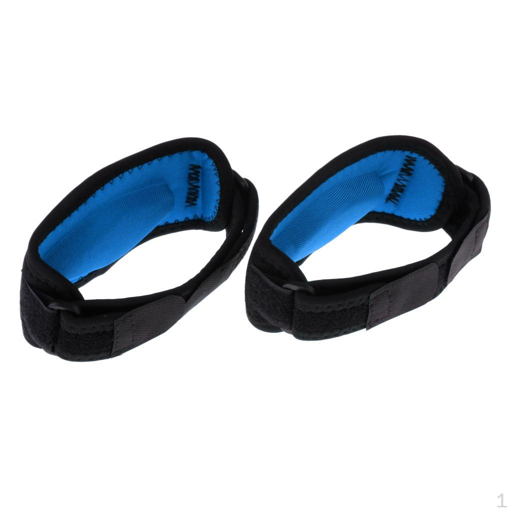Adjustable Elbow Support Brace Tennis Golf Sports Neoprene Straps - Rose Red синий