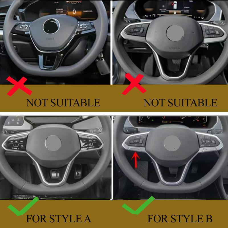 ABS Steering Wheel Panel Cover Trim for Volkswagen VW ID.3 ID.4 ID.6 Broa Sagitar Tharu T-ROC 2025+ Car Accessories