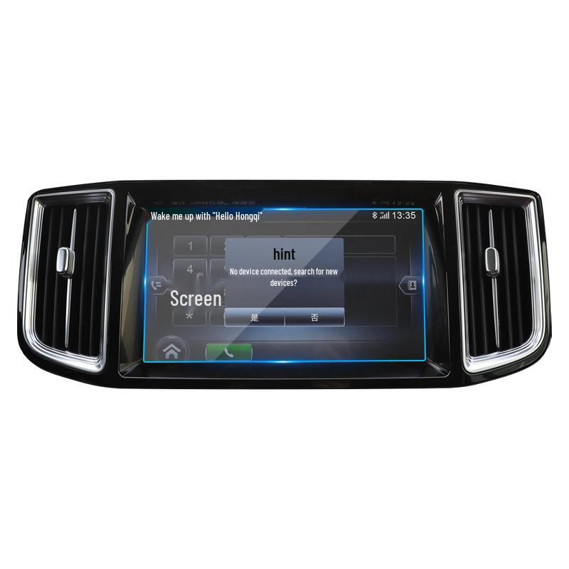 Film Trempé pour 25 Modèles Hongqi: HS7 Navigation, H7 Console, HS3 Protection d'écran.