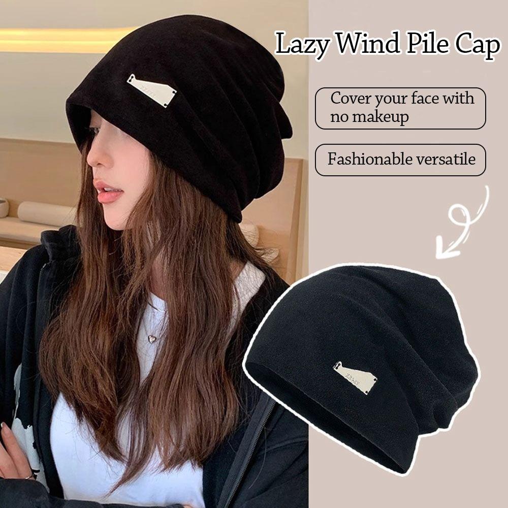 

Casual Winter Hats Thicken Warm Skullies Cap Winter Beanie Caps for Men Women сірий