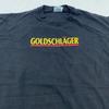 Vintage 90er GOLDSCHLÄGER TEAR IT UP SNOWBOARD T-Shirt GROSS liquor snowboard ski