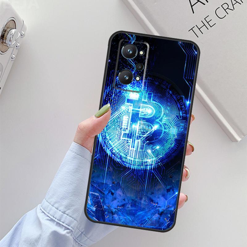 Bitcoin BTC For Realme 11 10 12 13 14 Pro Plus GT 5 6 6T GT7 Pro C67 C61 C53 C51 C21Y C25S C55 C75 Case