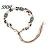 Layered Belly Chain Bohemian Rope Waist Belt for Women, Vintage Rhinestone Braided Cord Gift Women And Girls Chain, Adjustable Dresses Outfits