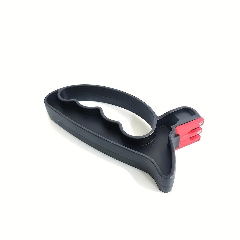 

Lightweight Ergonomic Multi-Function Knife and Scissors Sharpener,V-Grind Sharpening System, Right-Handed, with Manual L