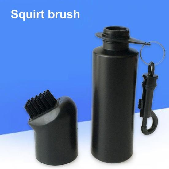 120ml Golf Club Brush Cleaner Squeeze Water Bottle with Retainer Clip Deep Cleaning Grooves Essentials Golf Accessories