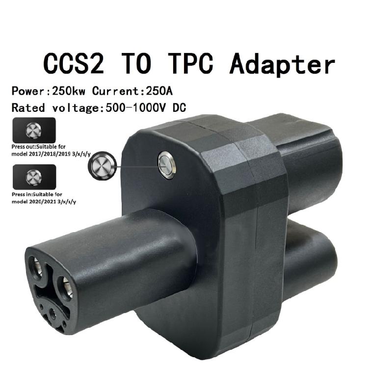 Lightweight CCS2 Converter Convenient Charging Solution Versatile CCS2 Charging Adapter Quick Installation for Auto