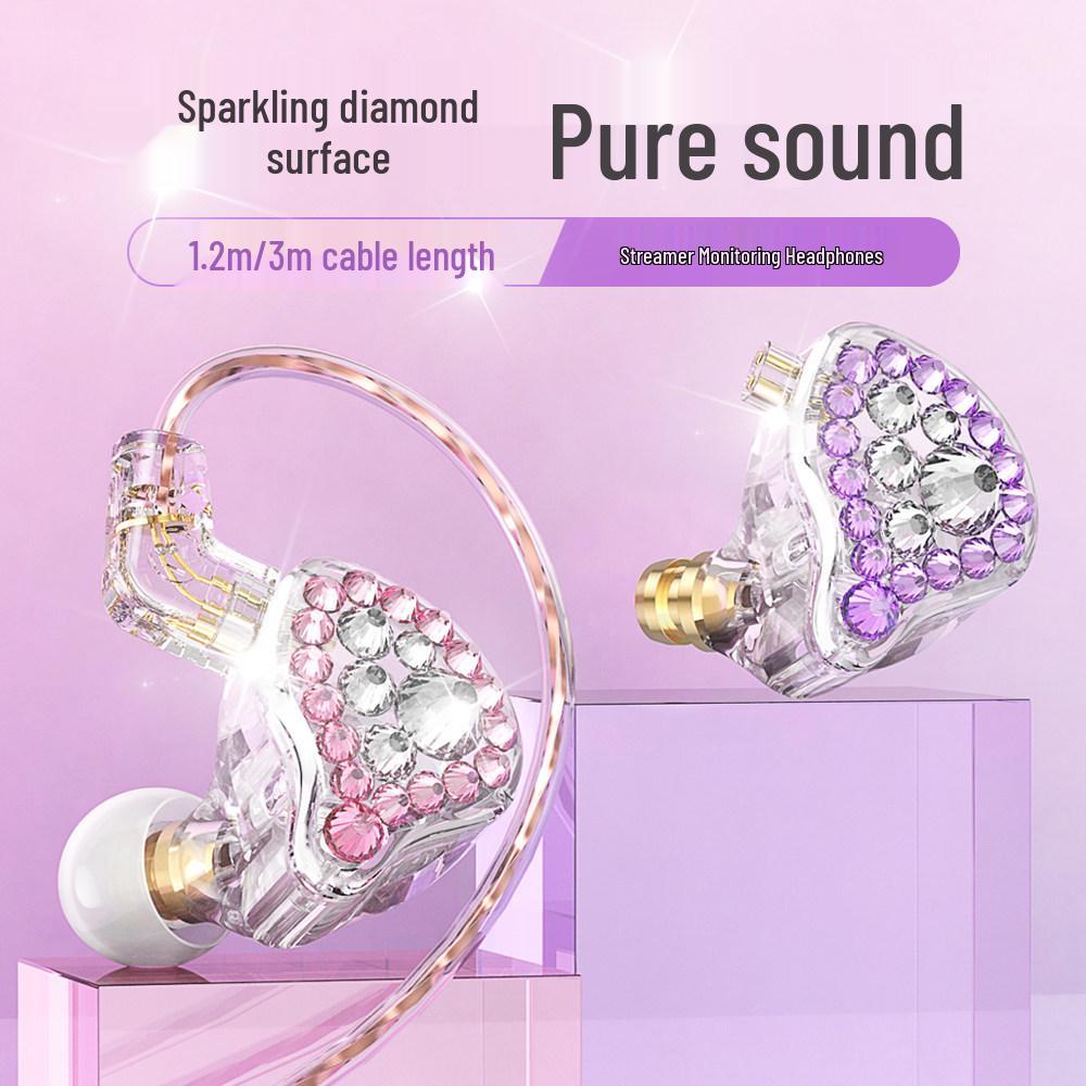 3m Wired In-Ear Monitoring Headphones for Live Broadcast & Desktop Streamers (No Mic)