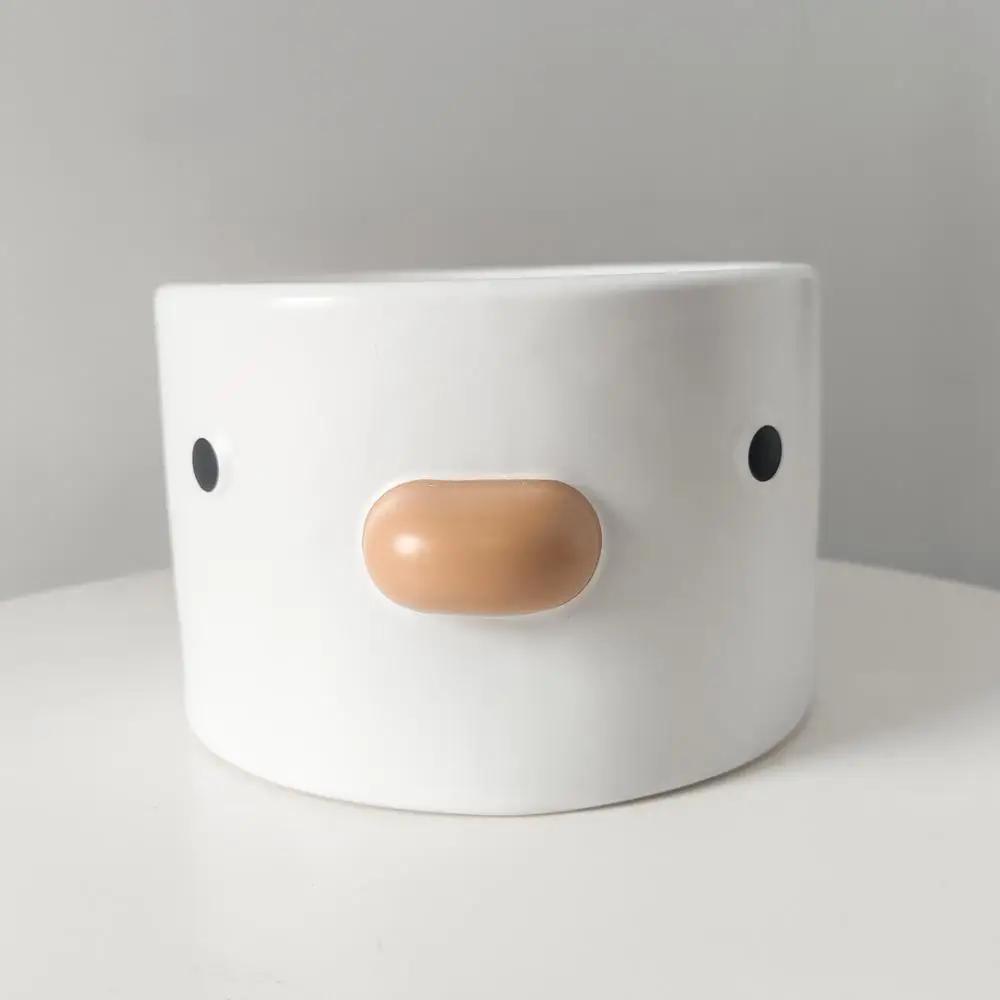 

Cute Chick Design Ceramic Pet Cat Dog Bow Drinking Bowls For Small Puppy Dogs Adult Cats Feeding Food And Water 200/500ml For Cat or Puppy Dog