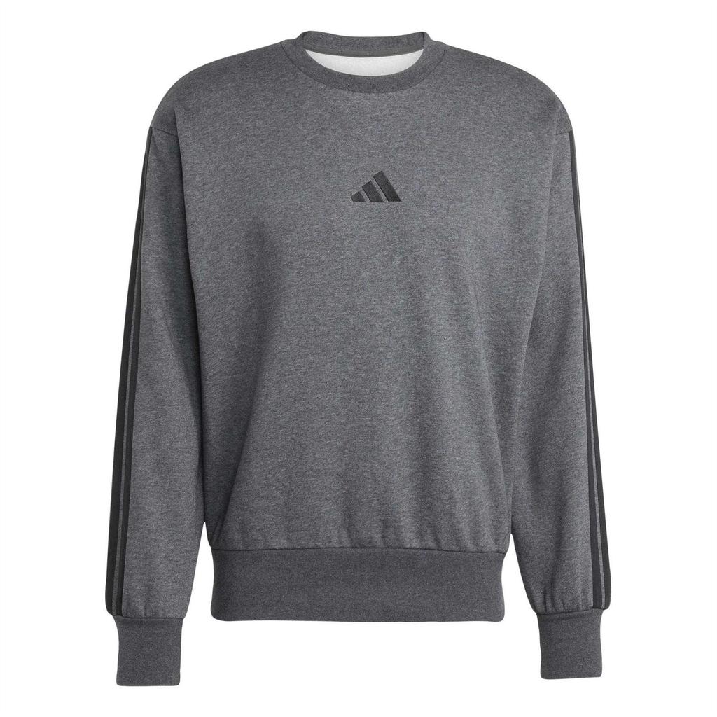 Adidas Mens 3 Stripes Sweatshirt