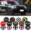 4ks 52mm Epoxidový středový kryt náboje kola auta Znak Odznak Samolepka Pro Mini Cooper One S JCW R56 R60 F55 F56 R50 R53 R55 Auto Styling