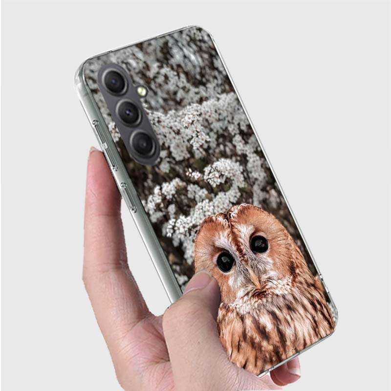 

Snow Cute Owl Animal Phone Case for Samsung Galaxy A54 A14 A24 A34 A17 A37 A57 A55 A35 A25 A15 A16 A26 A36 A56 A13 A23 A33 A53 A Samsung A14