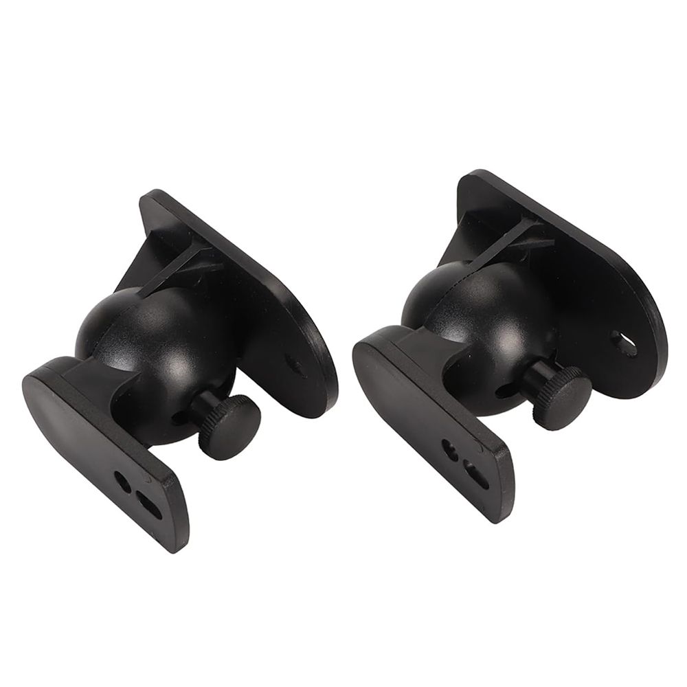 2pcs Black Speaker Bracket Holds Up to 11lbs Wall Mount Bracket Speaker Wall Mount Office