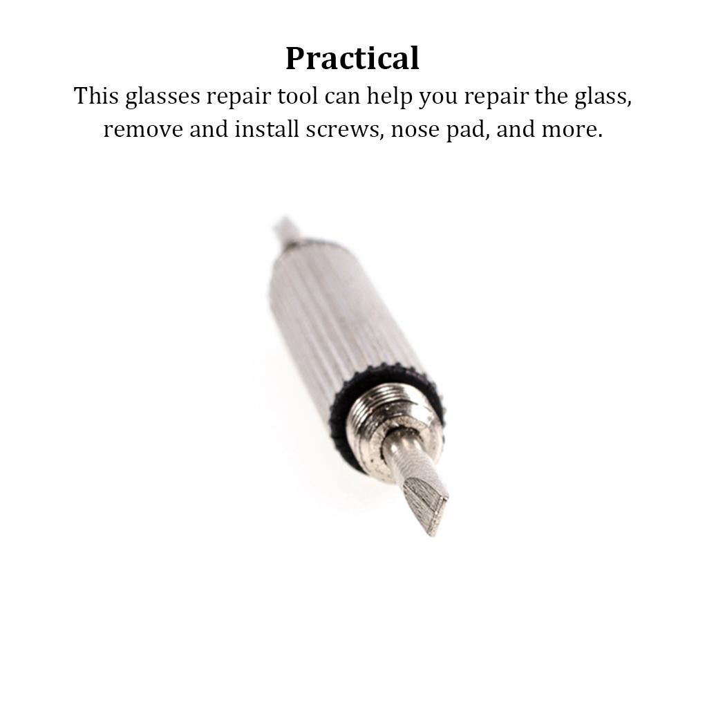 Mini Eyeglasses Repair Tool Sunglass Clock Eyewear Portable Screwdriver DIY Crafting Maintenance Multifunctional Handtool