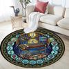 Harmonious Musical Harmony Round Area Rug Under Office Chairs Bedroom Living Room Home Decor