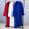 Imitation Toka Fluffy Fur Coat Women's Imitation Fur Extended Suit Collar Long Winter Women's Coat Coat