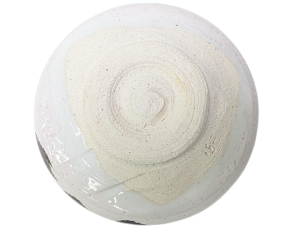 Shino Mino Ware Matcha Tea Bowl (Cardboard Box) [12.4 x 12.4 x H8.5cm]  Matcha Bowl, Ceramic, Setomonohonpo