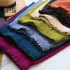 Women Shorts Elastic High Waist Ribbed Design Solid Color Casual Loose Fit Shorts Summer Wide Leg Shorts