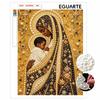 DIY 3D Pearl Diamond Painting Art Set Golden Madonna and Family Home Decor Art Set Wall Art
