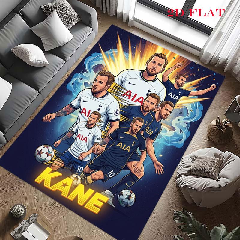 HK Player Teppich für Wohnzimmer Schlafzimmer Zuhause Sofadekoration, Rutschfeste Bodenmatte für Kinder zum Spielen