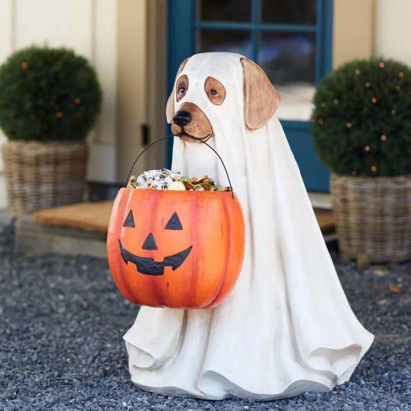 Halloween Dog Elf Bomboane Ornament Dovleac Festival Decor pentru petrecere Cadou Home Depozitare Accesorii Decoruri de Halloween
