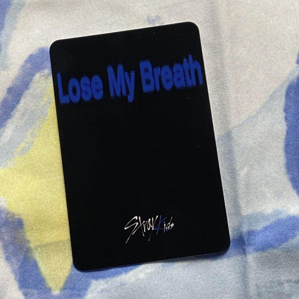 [USED] straykids Reno Lose My Breath trading card